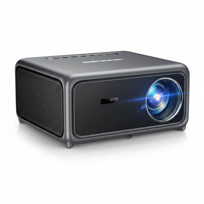 4K Smart Projector with Wifi 6 & Bluetooth - UHD Movie Projector, Tof Auto Focus & Keystone, MEMC, Built-In Streaming Apps, Dolby Audio Home Theater for Outdoor Movie Night & Bedroom Cinema