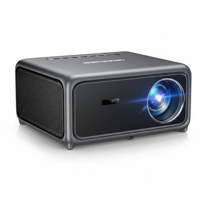 4K Smart Projector with Wifi 6 & Bluetooth - UHD Movie Projector, Tof Auto Focus & Keystone, MEMC, Built-In Streaming Apps, Dolby Audio Home Theater for Outdoor Movie Night & Bedroom Cinema