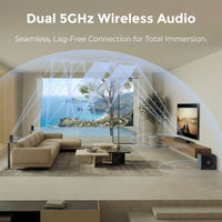 7.1.4Ch Sound Bar with Dolby Atmos, Surround Sound System for TV with 2 Surround Speakers, Sound Bar for Smart TV, Soundbar with Subwoofer for Home Theater, BT 5.4, HDMI Earc, Skywave Series
