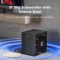 7.1.4Ch Sound Bar with Dolby Atmos, Surround Sound System for TV with 2 Surround Speakers, Sound Bar for Smart TV, Soundbar with Subwoofer for Home Theater, BT 5.4, HDMI Earc, Skywave Series