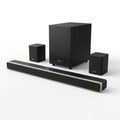 Dolby Atmos Soundbar System Built for True Surround Sound, Wireless Setup, 5GHz Transmission, HDMI eARC