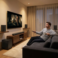 5.1.2Ch Sound Bar with Dolby Atmos, Surround Sound System for TV with 2 Surround Speakers, Sound Bar for Smart TV, Soundbar with Subwoofer for Home Theater, BT 5.4, HDMI Earc, Skywave Series — Lifestyle