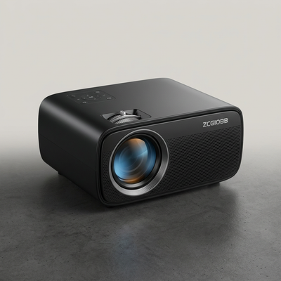 4K Smart Projector Built for Home Entertainment, 2500 ANSI Lumens, WiFi Streaming, Voice Control