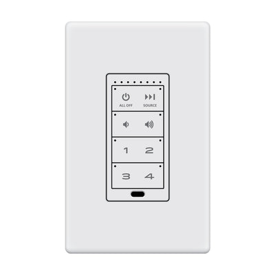 Autonomic KP-6 In-Wall Keypad for Mirage Audio Systems
