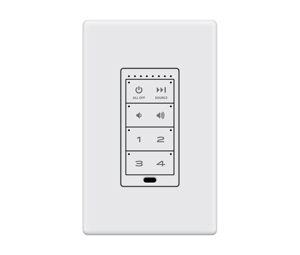 Autonomic KP-6 In-Wall Keypad for Mirage Audio Systems