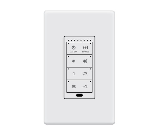Autonomic KP-6 In-Wall Keypad for Mirage Audio Systems