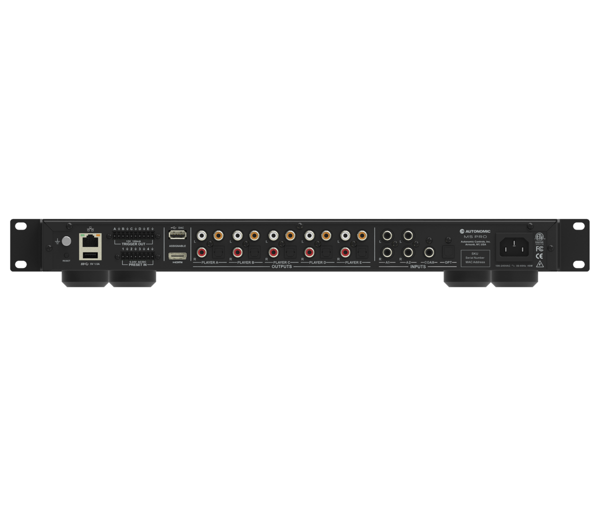 Autonomic M5 Pro Music Server - view 2