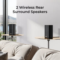 5.1.2Ch Sound Bar with Dolby Atmos, Surround Sound System for TV with 2 Surround Speakers, Sound Bar for Smart TV, Soundbar with Subwoofer for Home Theater, BT 5.4, HDMI Earc, Skywave Series